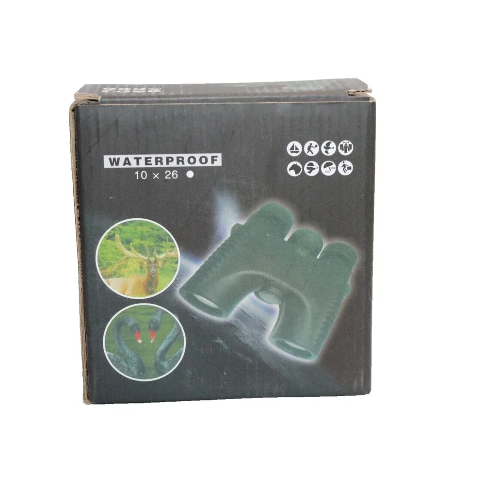 NEW Emarth 10x26 Compact Binoculars Waterproof BAK4 Diameter 26 NIB